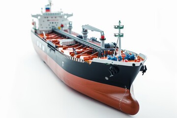 oil tanker ship model