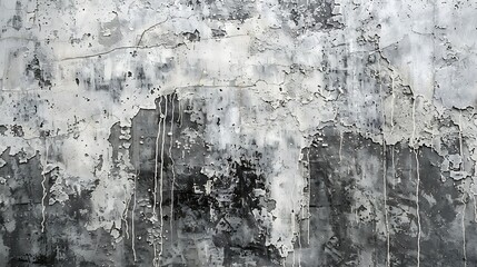 Poster - Concrete wall gray color background for design : Generative AI