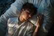 © VolumeThings - Attractive youth asleep in comfortable bed