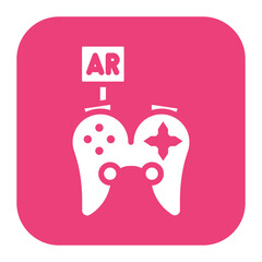 Canvas Print - Ar Controller icon vector image. Can be used for Augmented Reality.