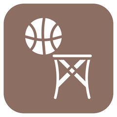 Basketball icon vector image. Can be used for Sport Equipment.