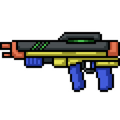 Wall Mural - pixel art of kid toy gun