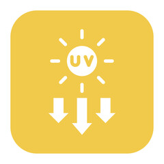 Sticker - UV Light Source icon vector image. Can be used for Additive Maufacturing.