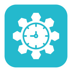 Wall Mural - Time Management icon vector image. Can be used for Organization.