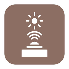 Poster - Ultrasonic Sensor icon vector image. Can be used for Sensors.