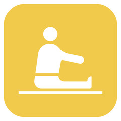 Poster - Stretching icon vector image. Can be used for Physical Wellbeing.