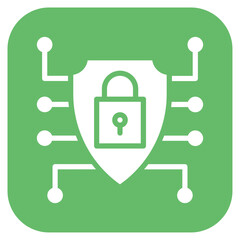 Poster - Cybersecurity icon vector image. Can be used for Digital Disruption.