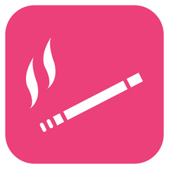 Sticker - Cigarette icon vector image. Can be used for Smoking.