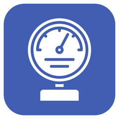 Sticker - Pressure Gauge icon vector image. Can be used for Burnout.