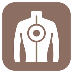 Poster - Myofascial Pain Syndrome icon vector image. Can be used for Body Ache.