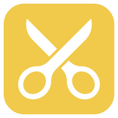 Wall Mural - Scissors icon vector image. Can be used for Crafting.