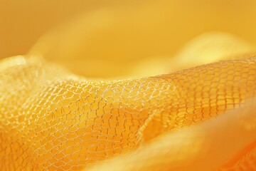 A photo of a warm yellow background with a textured pattern in a bright studio in the afternoon