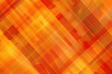 Poster - Abstract geometric pattern made up of orange and yellow squares on a flat surface
