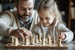 © Kevin - A girl playing chess with dad, Generative AI
