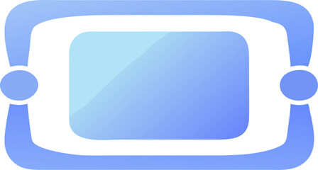 frame icon, icon colored shapes gradient