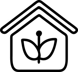 house, icon outline