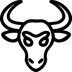 taurus, icon outline