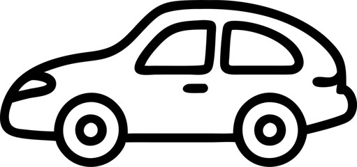 car, icon outline