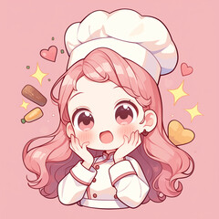 A cute chef kawaii