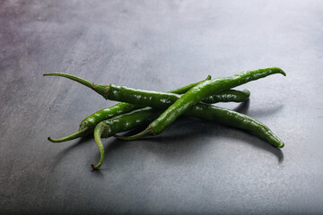 Poster - Hot and spicy green chili pepper