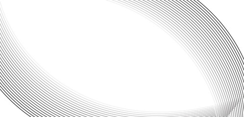 Poster - Wavy abstract stripes. Vector Illustration of the gray pattern of lines abstract background	