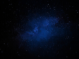 Wall Mural - photo of dark starry sky and