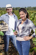 © auremar - a couple of wine workers outdoors