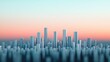 © Arthur Constantine - Futuristic Urban Economics in the Digital Economy with Copy Space for Text, High Detail 8K Resolution