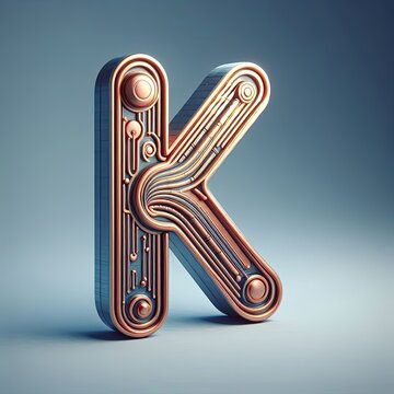 Letter k Logo. A Letter Design Vector. AI generate