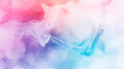 Poster - Abstract gradient background with soft pastel colors. Plenty of copy space in the upper left corner.