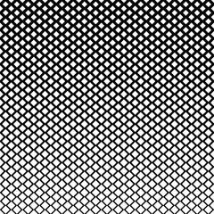 Canvas Print - Repeating black and white diagonal square pattern background - abstract vector design