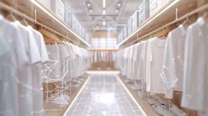 Modern Minimalist Clothing Store Interior Design