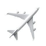 Passenger  air plane mockup with die cut.