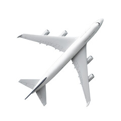 passenger air plane mockup with die cut.
