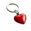 © Jenjira - A vibrant red heart-shaped keychain, perfect for expressing love and affection in a unique and stylish way.