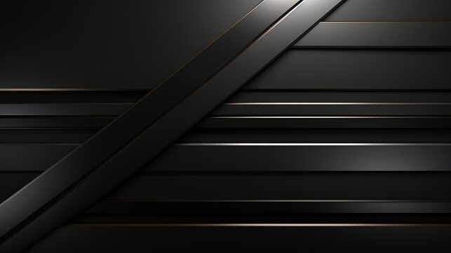 Abstract black and gold geometric background.