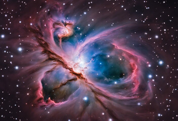 Wall Mural - Orion nebula m42 without stars wallpaper