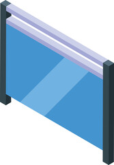 Poster - Modern office design featuring glass panel partitioning for a professional and collaborative workspace