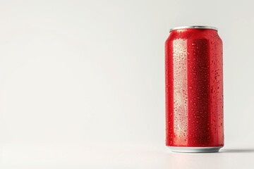 Poster - A can of soda sitting on a table, perfect for a casual gathering or outdoor picnic