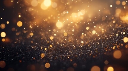 Aufkleber - Glittering fireworks show with shimmering stars and bursts