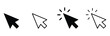 © SAcollection - Click icon set  arrow cursor mouse pointer clicking vector sign symbol collection