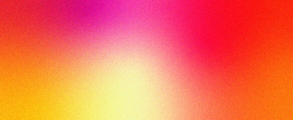 Wall Mural - abstract colorful noise gradient background, grainy texture, banner design copy space