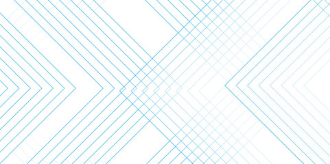 Canvas Print - Abstract blue and white blueprint background and technology bright lines. Geometric squares with digital connection of lines.  Futuristic architecture concept blueprint with geometric blue line.