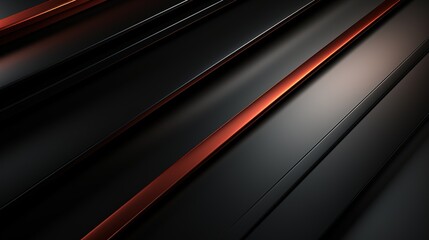 Fototapete - Abstract black and red geometric background.