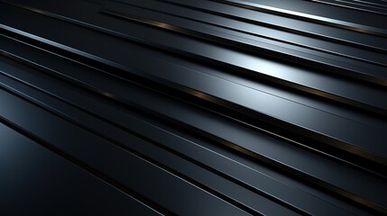 Fototapete - Abstract black and silver striped background.