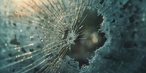 Abstract background with broken glass, version 24
