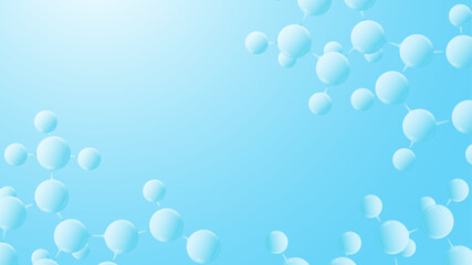 Aufkleber - DNA Abstract Background Structure For Science Research And Gene Genetic, Healthcare And Medicine Design. Vector Illustration.