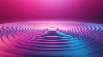 Wall Mural - a purple and blue wave with a pink center