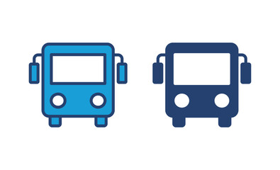 Bus icon vector. bus vector icon