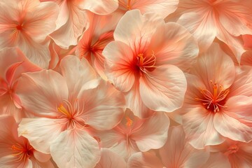 Wall Mural - Delicate Pastel Flower Petals